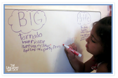Big Worries vs. Little Worries - Tips for Easing Back to School Fears from Educators' Spin On It