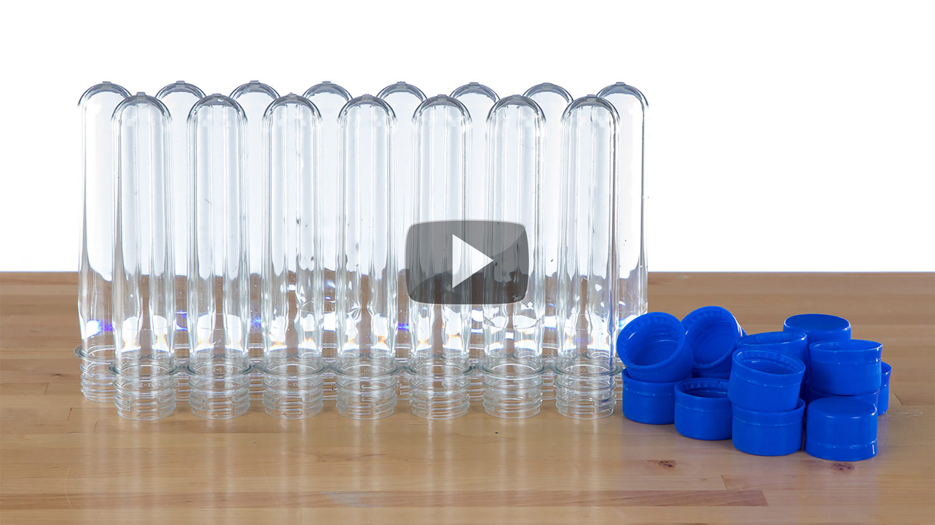 50 Clear White Bottled Water Plastic Bottle Caps Lids Kids Crafts