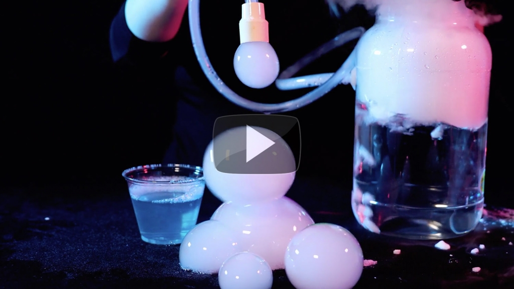 dry ice boo bubbles experiment explanation