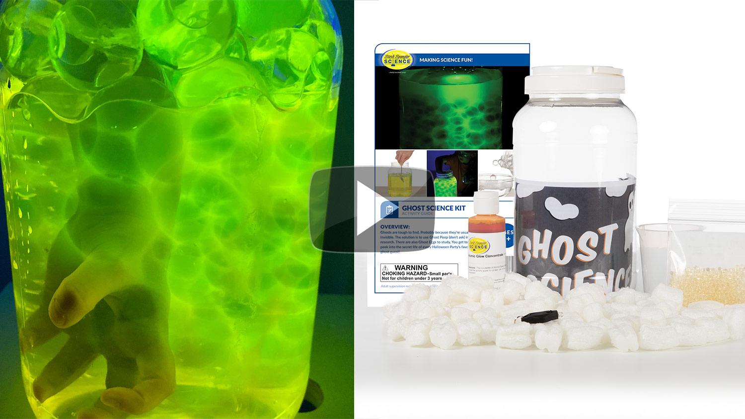 Steve Spangler Science® Glow Powder Kit and Black Light - 1 multi