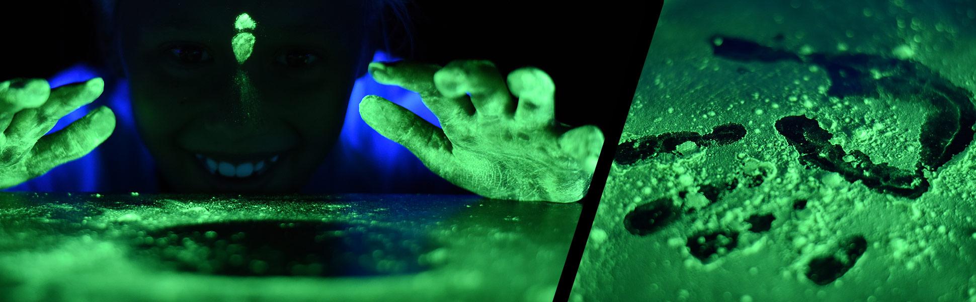 UV/BLACKLIGHT SCRAPCOOKING KLEURPOEDER - NEON ORANJE - Glow Specialist -  Glow Specialist