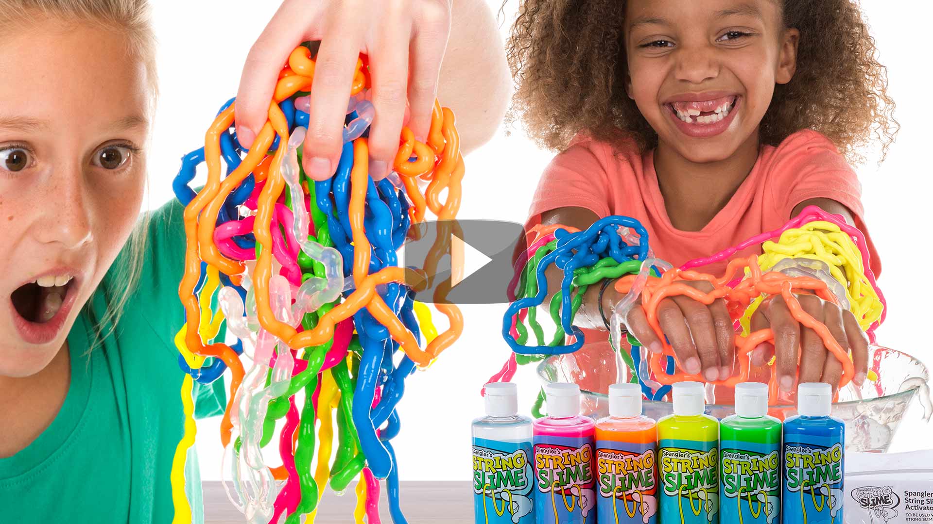 Rainbow String Slime Steve Spangler Science