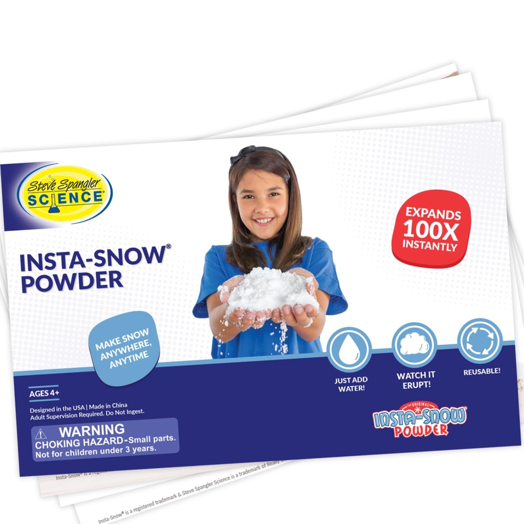 How to make instant snow in few seconds. Insta-Snow Powder by