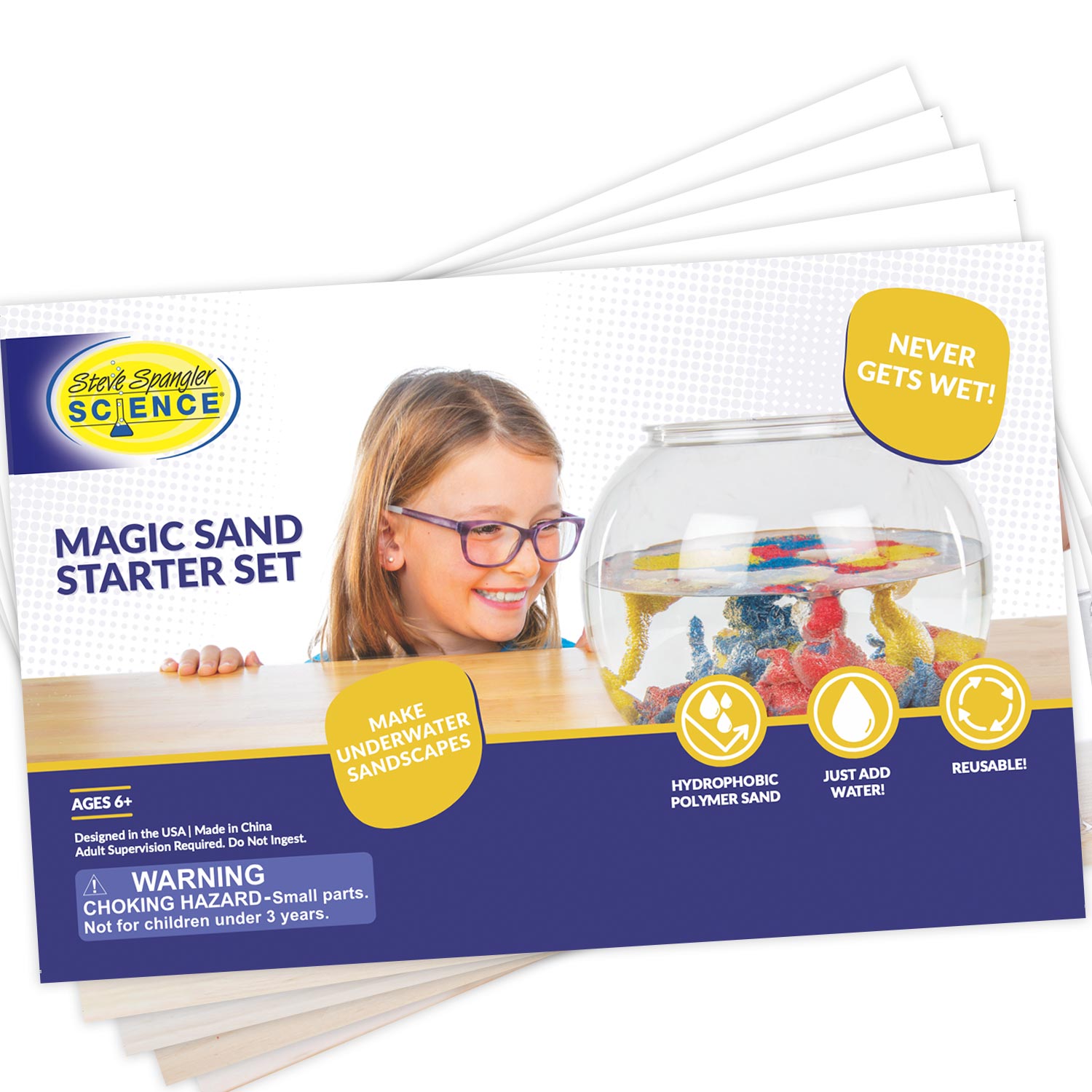 Advertising Magic Sand Sets with 4 Piece Mold (21.16 Oz.)