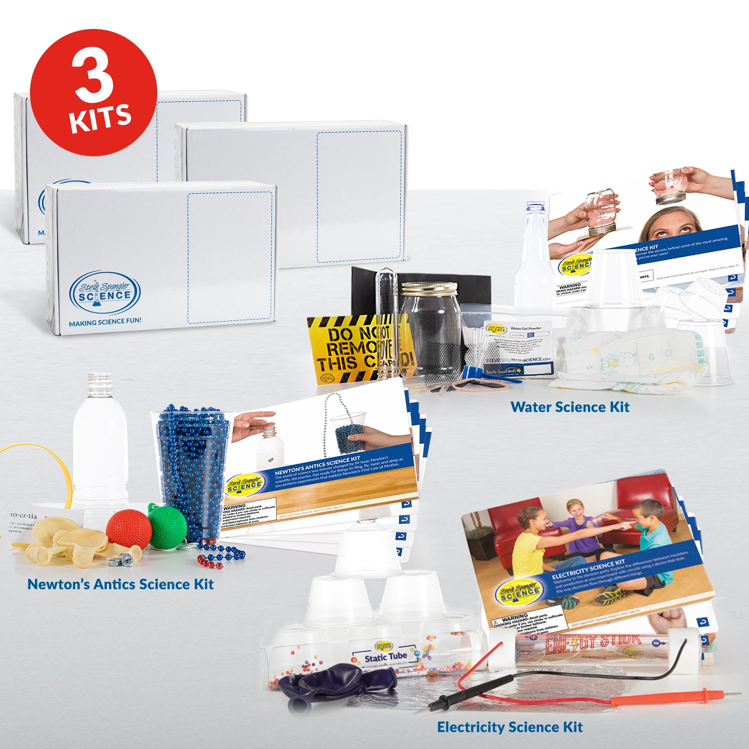 STEM Science Kit Bundle - Customer Favorites (3-pack) - Steve Spangler  Science