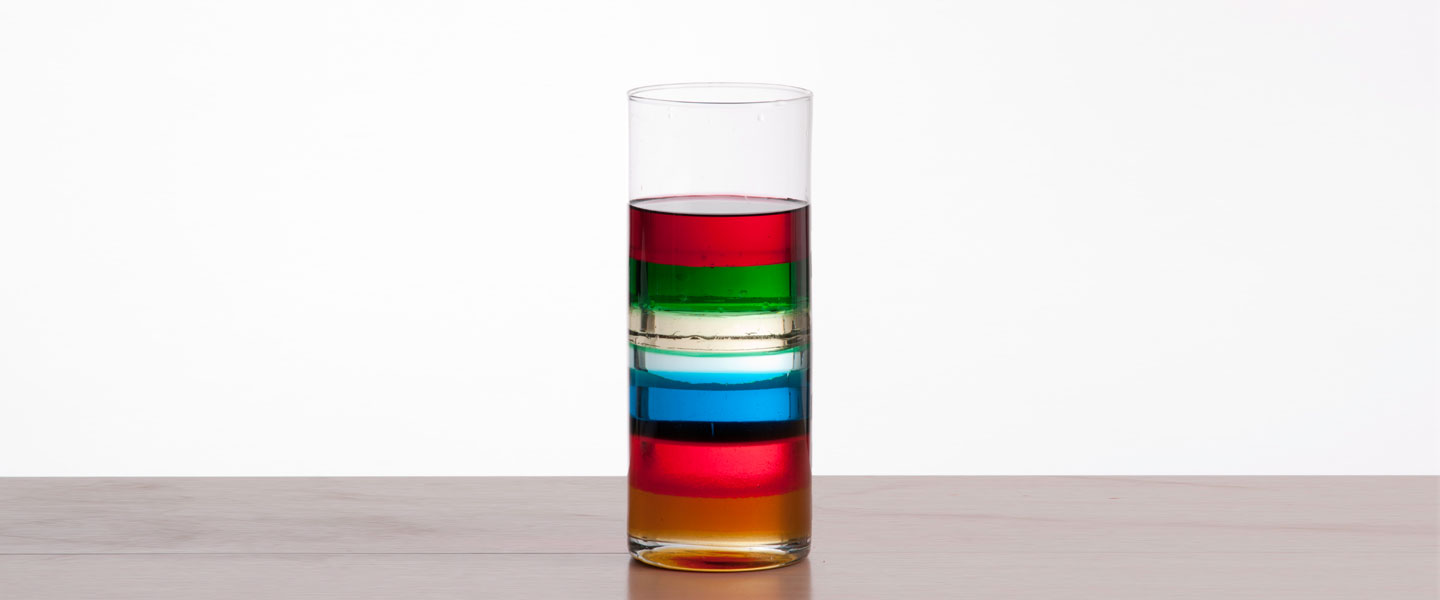 Seven Layer Density Column Science Experiment Science Experiment